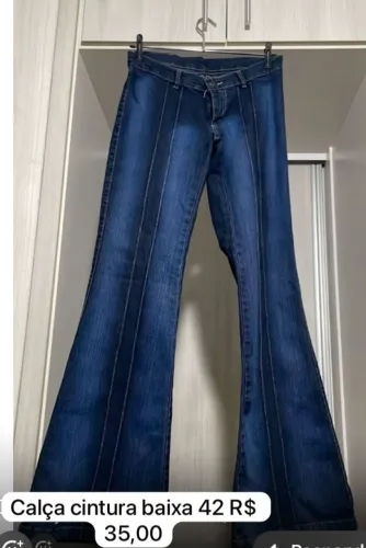 Calça jeans flare