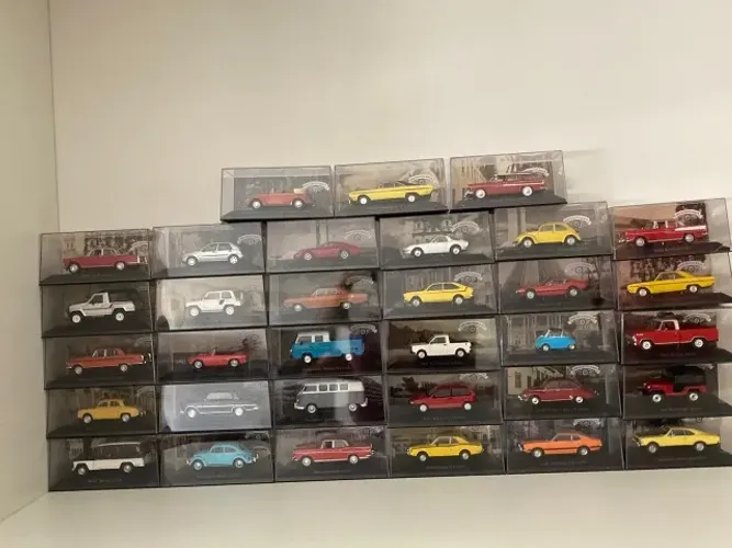 COLEÇÃO CARROS INESQUECÍVEIS DO BRASIL - 33 CARROS!!!