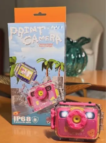 Câmera Digital Infantil - Print My Camera - À Prova D'água