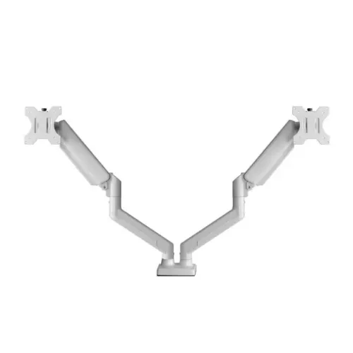 Suporte Para 2 Monitores Bluecase White BSMTG02-3W Ergo Flexy, Tri-Articulado - WZetta