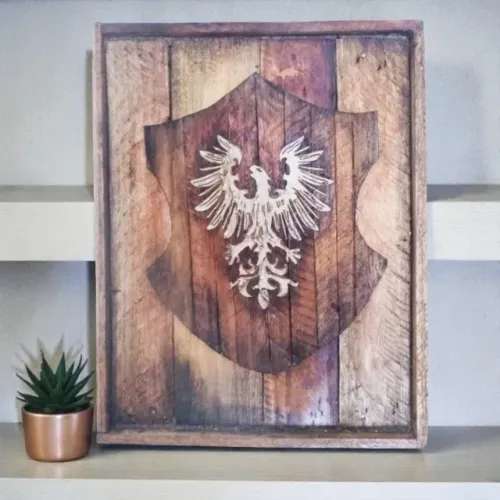 Quadro brasão águia heraldica - Peça única!