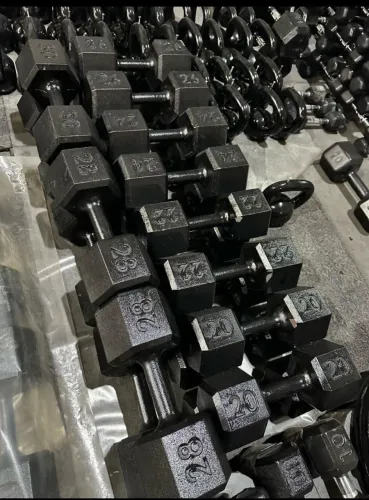 Halteres Hexagonais Profissionais - 1 ao 30kg 