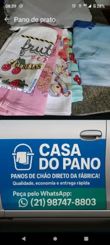 Panos de prato direto da fábrica!