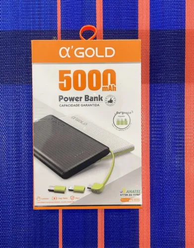 Carregador portátil 5.000 mAh - entrega em São Luís e região