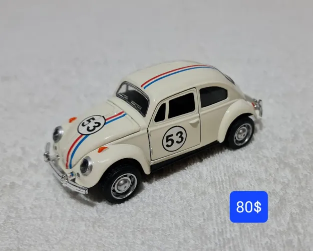 Carrinho miniatura Fusca 53