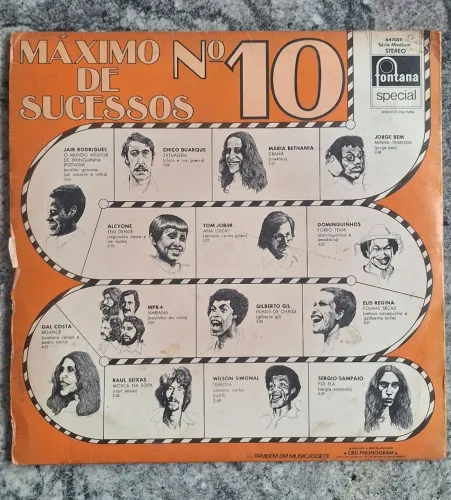 Máximo Nº 10 de sucessos - Vinil