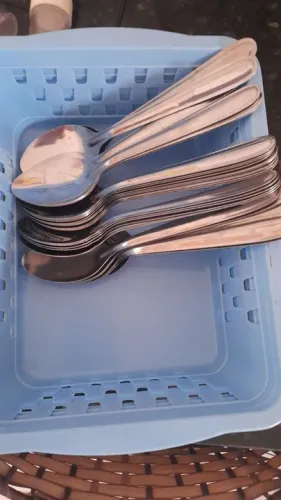 Conjunto de Colheres de Aço Inox para Restaurante