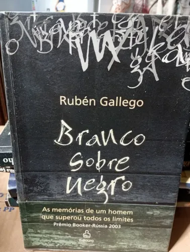 Vendo livro, Branco sobre Negro de Rubens Galego.