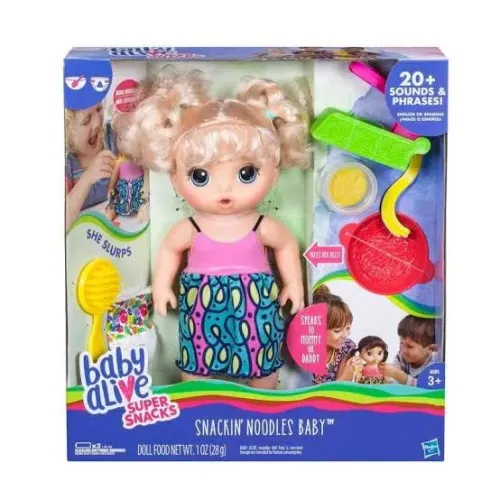 Boneca Baby Alive - Adora Macarrão - Loira 