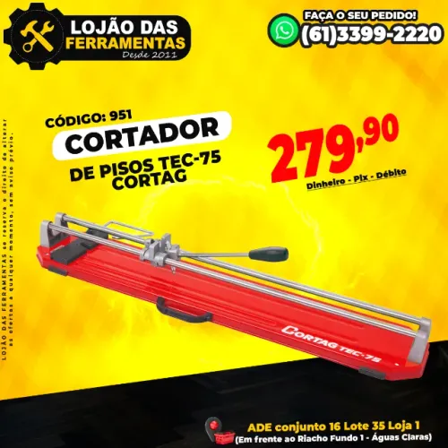 Cortador de Pisos TEC-75 Cortag