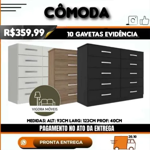 Cômoda 10 Gavetas !!!! 