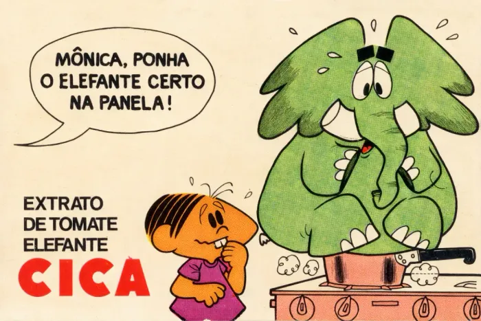 Cartaz  Cica Extrato de Tomate Elefante