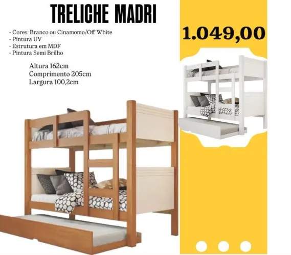Treliche madri- FRETE GRATIS / ENTREGA HOJE!!