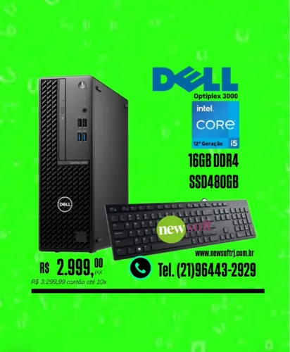 Dell Optiplex 3000 - Intel Core i5 16GB DDR4 SSD480GB