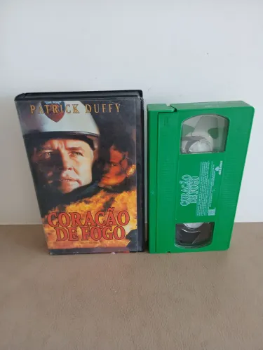 Fita VHS - Coração de Fogo - Patrick Duffy