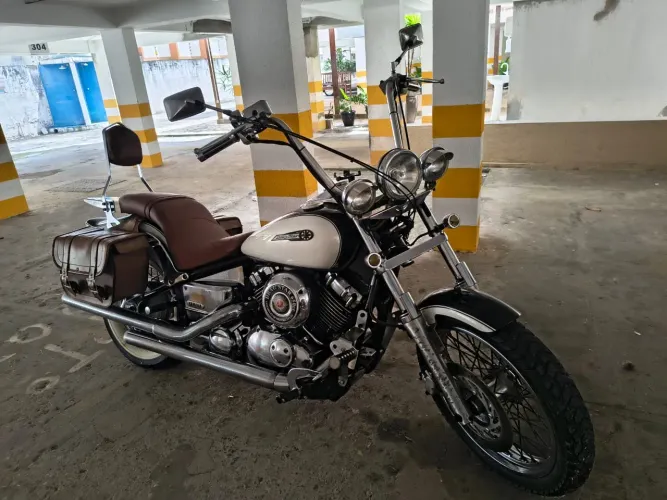 Drag star 650 já licenciada 2025 pronta pra transferir moto super conservada 