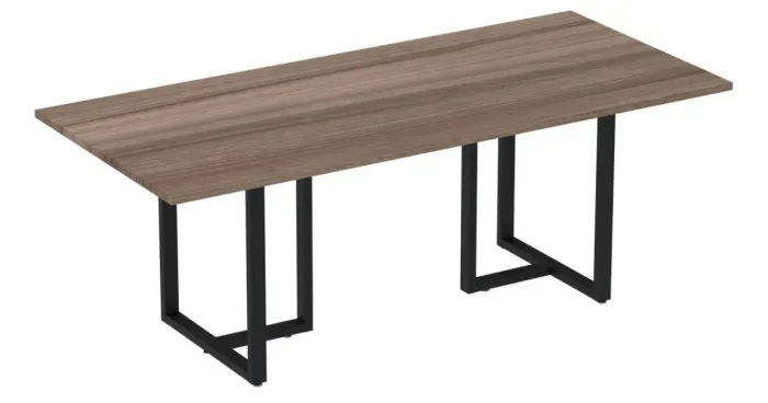 Mesa de Reunião 2.00x1.00 Industrial com design moderno - LOJA IKONMIXOFFICE