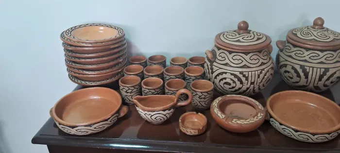 Conjunto Feijoada Cerâmica Marajoara ler descrição 