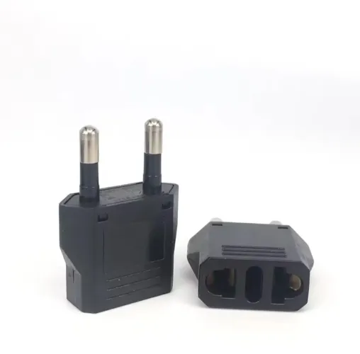 Adaptador tomada saída pino redondo
