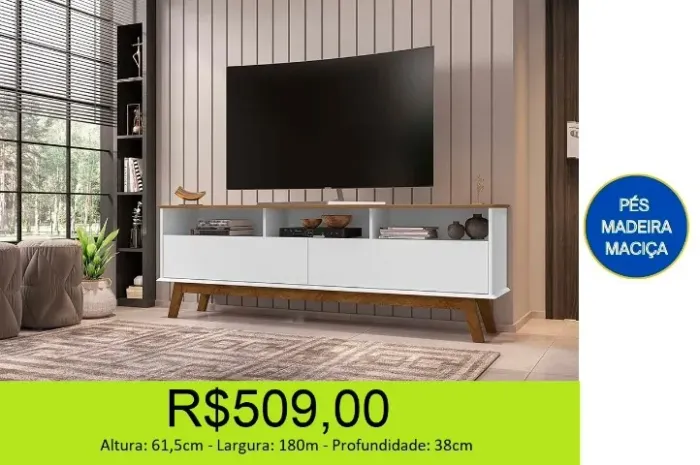 Rack de sala - parcelamos s/ juros - aproveite 