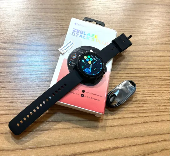 Smartwatch Zeblaze Btalk Plus 3 Preto + Película de Vidro ? potência, proteção e estilo!