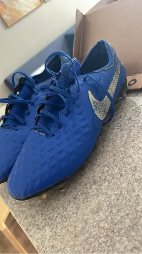 Chuteira de futebol Nike Tiempo Legend 8 Elite SG Pro AC Game Royal AT5900-415 tamanho 42
