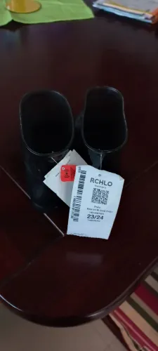 Bota Infantil Preta Riachuelo - Tamanho 23/24 Nova 