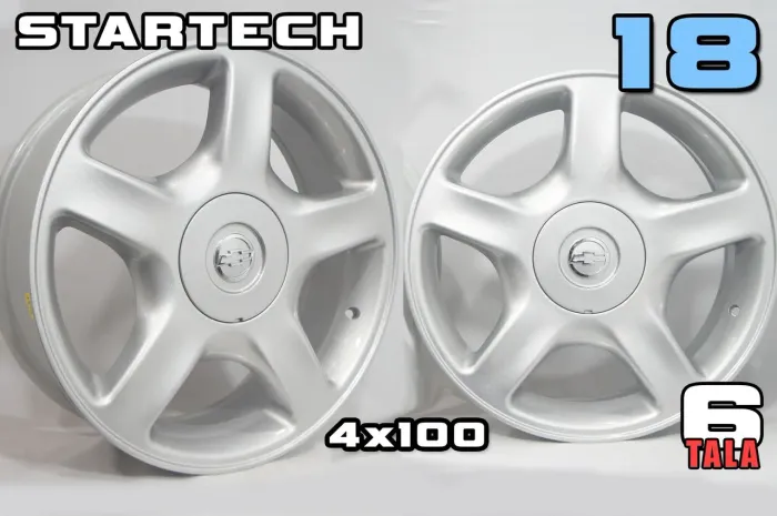 Rodas Startech prata aro 18 Chevrolet omega novas tala 6
