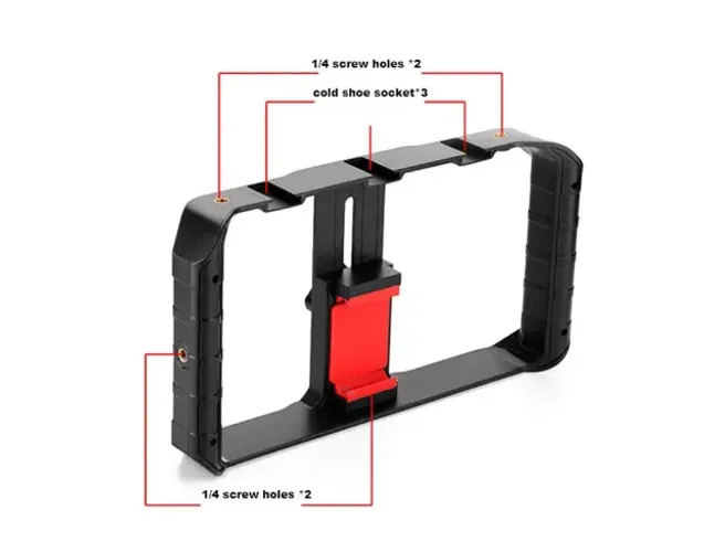 Gaiola estabilizadora U-rig pro para telefones - lacrada