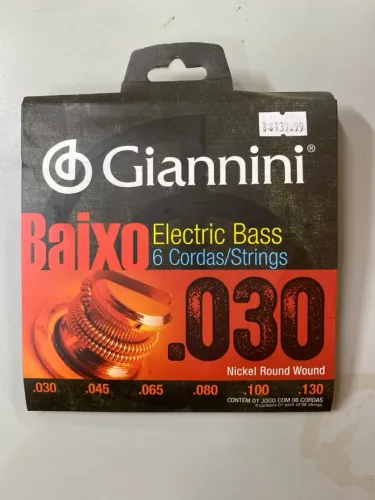 Corda Giannini Para Baixo 6 Cordas 030