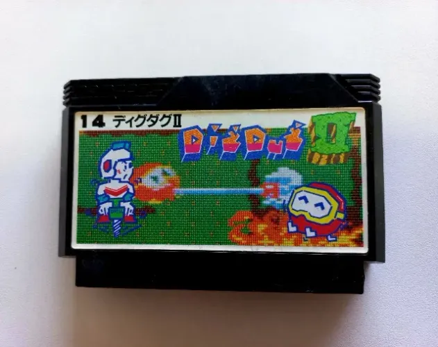 Dig Dug 2 Original Nintendo Famicom