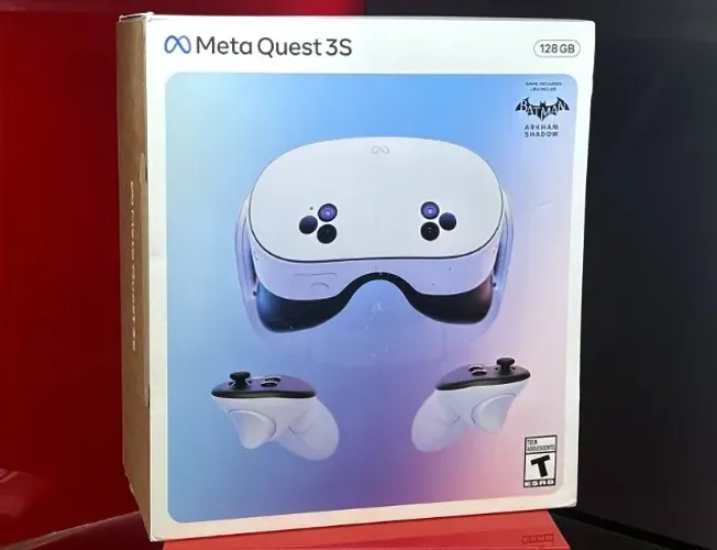 Meta Quest 3S - 128GB - Bundle Batman Arkham - Produto Novo com Garantia da Loja