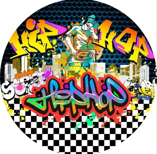Capa para painel decoração Hip Hop