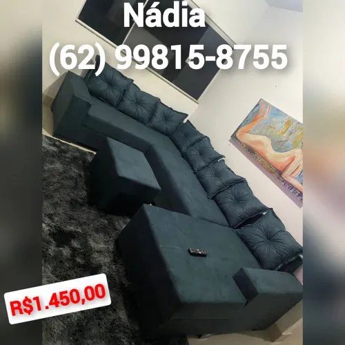 Sofá de canto moderno e confortável 1.450__ @×@