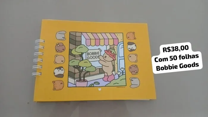 Caderno Bobbie Goods com 50 folhas