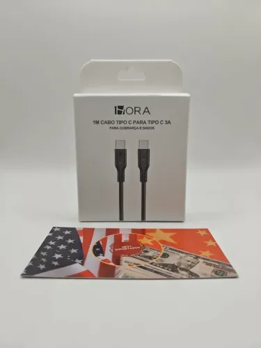 Cabo Tipo-C para Tipo-C 3A 1HORA - NEXT IMPORTADOS