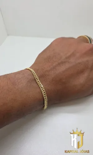 PULSEIRAS BRACELETES EM OURO 18K PRONTA ENTREGA.