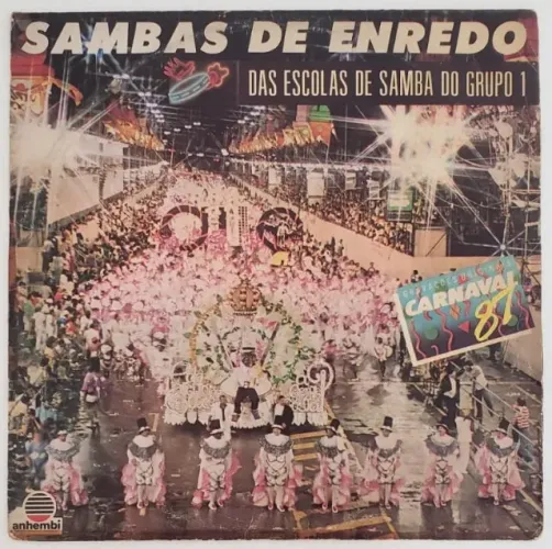 Lp Escolas de samba de São Paulo - 1987