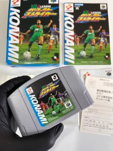 Jogo Jikkyou J League Original Nintendo 64 CIB