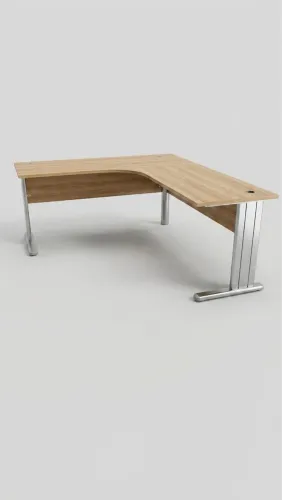 Mesa de Escritório em L Reforçada
