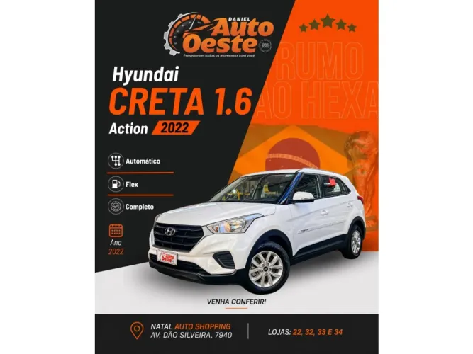 Hyundai Creta Action 1.6 16V Flex AUT 2022