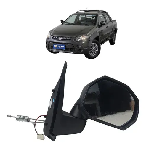 Retrovisor Mecânico Direito Fiat Strada 11/13 MP4553