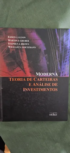 Livro Moderna teoria de carteiras e análise de investimentos