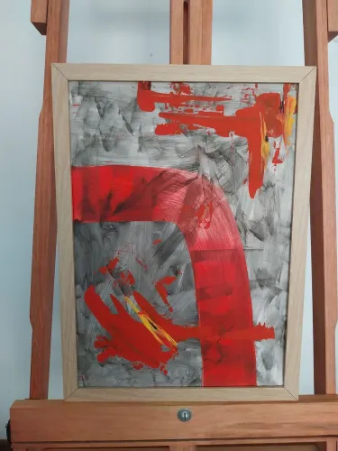 Quadro decorativo pintado à mão para venda ou troca.45cm×33cm Aceito ofertas.