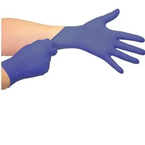 Luvas Nitrílicas Azul Medix AMG Antiderrapantes Hipoalergênicas PP x100