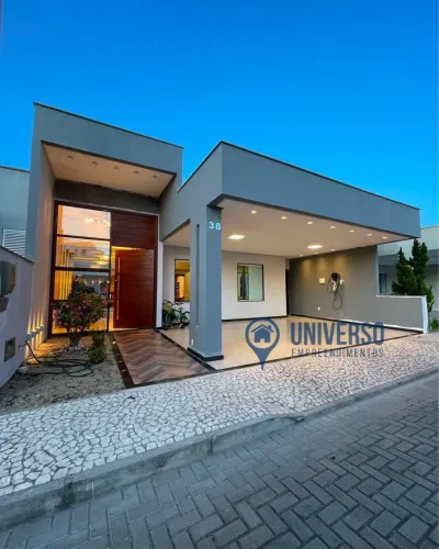 CASA DE 3/4, SENDO 1SUITE ALTO PADRÃO À VENDA NO CONDOMÍNIO GRAN VILLE