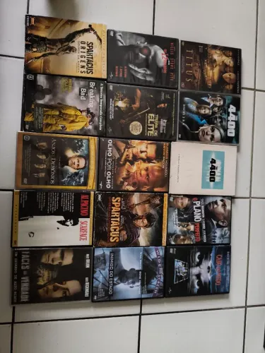 Blu-rays e DVDs