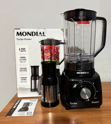 Líquidificador turbo power mondial 220w