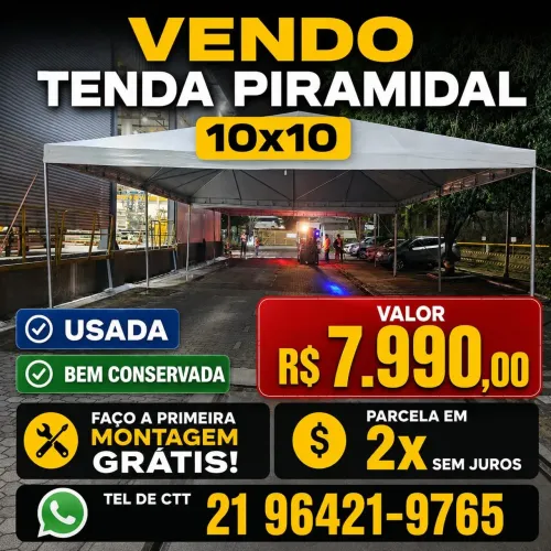 Tenda piramidal 10x10