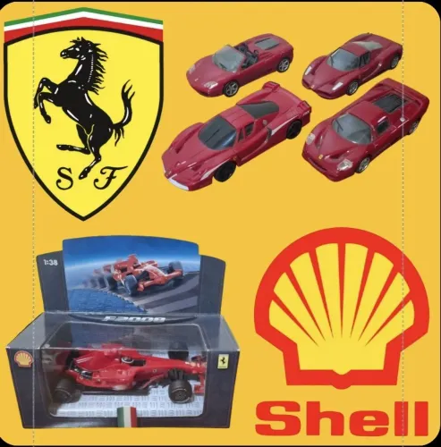 Miniaturas Ferrari Shell 2005 2008